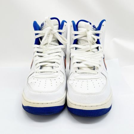  NIKE ナイキ ハイカットスニーカー AIR FORCE1 26cm メンズ ホワイト×ブルー