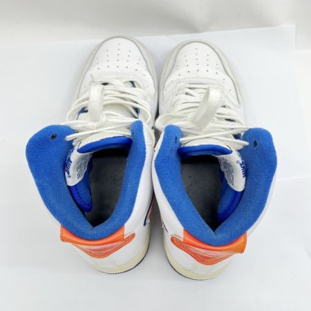  NIKE ナイキ ハイカットスニーカー AIR FORCE1 26cm メンズ ホワイト×ブルー