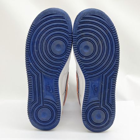 NIKE ナイキ ハイカットスニーカー AIR FORCE1 26cm メンズ ホワイト×ブルー