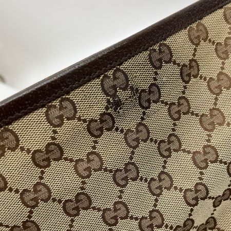  GUCCI グッチ ショルダーバッグ GGキャンバス 120841 ブラウン