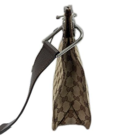 GUCCI グッチ ショルダーバッグ GGキャンバス 120841 ブラウン