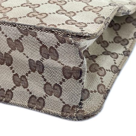  GUCCI グッチ ショルダーバッグ GGキャンバス 120841 ブラウン