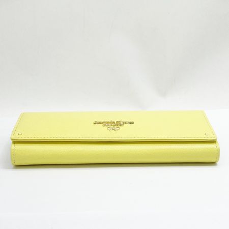  Samantha Thavasa サマンサタバサ 長財布 ウォレット リボン レディース 箱付 イエロー