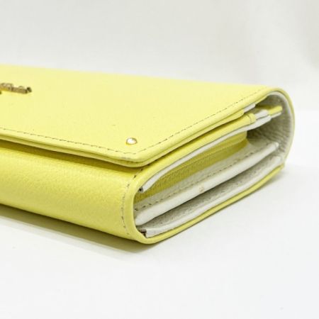  Samantha Thavasa サマンサタバサ 長財布 ウォレット リボン レディース 箱付 イエロー