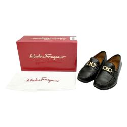 ◆◆ Salvatore Ferragamo サルヴァトーレフェラガモ ガンチーノローファー レディース 箱付 0062552 ブラック Bランク