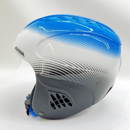  ALPINA アルピナ スキーヘルメット スノーボード キッズ 51-55cm スカイブルー
