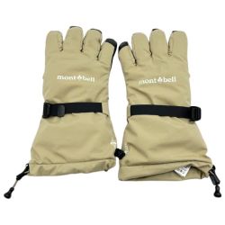 ◆◆ mont･bell モンベル パウダーグローブ SIZE M 1118711 ベージュ Bランク