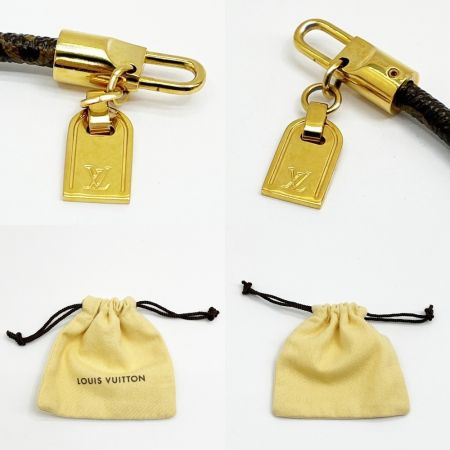  LOUIS VUITTON ルイヴィトン モノグラム ブラスレラックイット ブレスレット CA0142 ブラウン