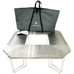 ◆◆ snowpeak スノーピーク ジカロテーブル テーブル ステンレス 収納ケース付 ST-050 Bランク