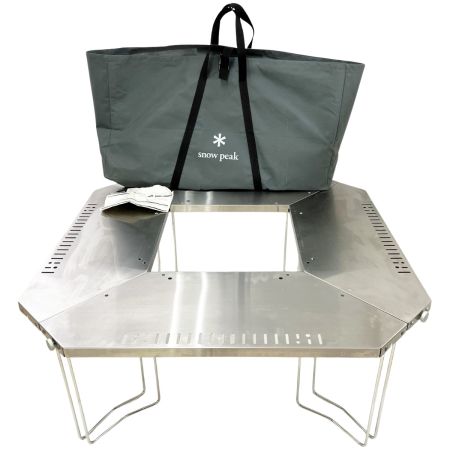  snowpeak スノーピーク ジカロテーブル テーブル ステンレス 収納ケース付 ST-050