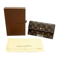◆◆ LOUIS VUITTON ルイヴィトン 3つ折り長財布 モノグラム ポルト トレゾール インターナショナル  M61215 Cランク