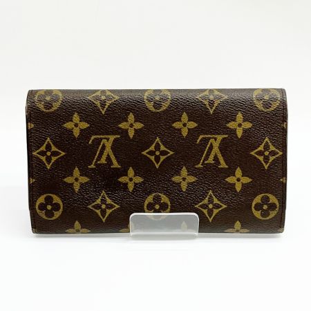  LOUIS VUITTON ルイヴィトン 3つ折り長財布 モノグラム ポルト トレゾール インターナショナル  M61215