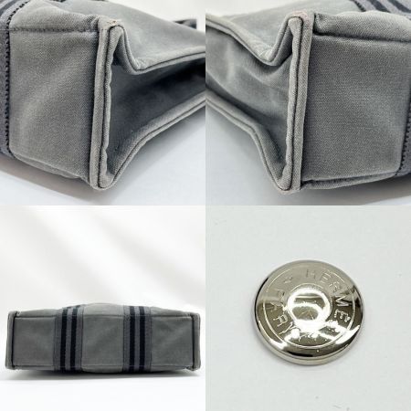  HERMES エルメス フールトゥ トートバッグ レディース グレー