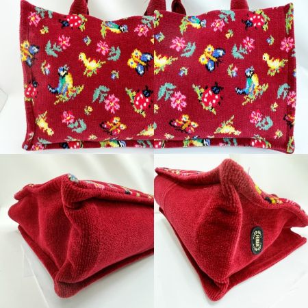  FEILER フェイラー トートバッグ ラブミーハイジ ノーブルローズ 赤 レディース レッド