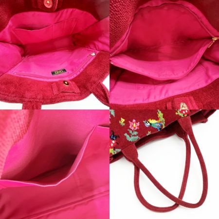  FEILER フェイラー トートバッグ ラブミーハイジ ノーブルローズ 赤 レディース レッド