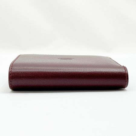  Cartier カルティエ 2つ折り財布 ウォレット 赤 レディース 箱付 レッド