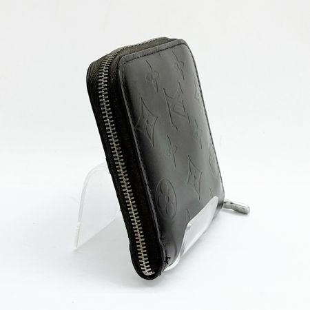  LOUIS VUITTON ルイヴィトン 2つ折り財布 モノグラム・グラセ ポルト ビエ モネ・ジップ M66510 ブラック