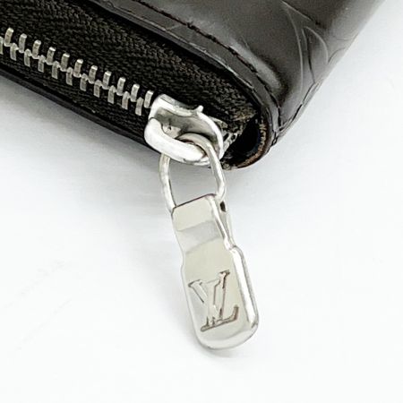  LOUIS VUITTON ルイヴィトン 2つ折り財布 モノグラム・グラセ ポルト ビエ モネ・ジップ M66510 ブラック