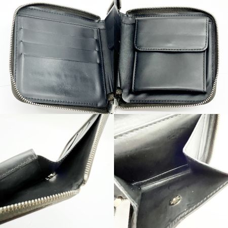  LOUIS VUITTON ルイヴィトン 2つ折り財布 モノグラム・グラセ ポルト ビエ モネ・ジップ M66510 ブラック