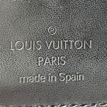  LOUIS VUITTON ルイヴィトン 2つ折り財布 モノグラム・グラセ ポルト ビエ モネ・ジップ M66510 ブラック