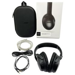 ◆◆ BOSE ボーズ ヘッドホン パット劣化 QUIETCOMFORT35 ブラック Cランク