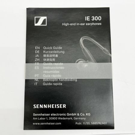  SENNHEISER ゼンハイザー イヤホン 有線 IE300