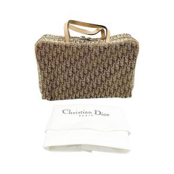 ◆◆ Christian Dior クリスチャンディオール ミニハンドバッグ トロッター ベージュ MC0053 ブラウン Bランク