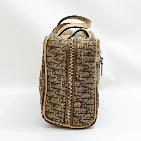  Christian Dior クリスチャンディオール ミニハンドバッグ トロッター ベージュ MC0053 ブラウン