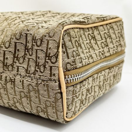  Christian Dior クリスチャンディオール ミニハンドバッグ トロッター ベージュ MC0053 ブラウン