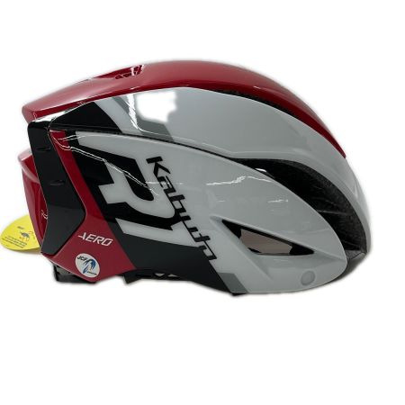  Kabuto 自転車用ヘルメット L/XL AERO-R1 TR ホワイト/レッド