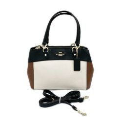 ◆◆ COACH コーチ 2WAYバッグ ショルダーストラップ ハンドバッグ  F31994 バイカラー Bランク