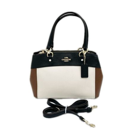  COACH コーチ 2WAYバッグ ショルダーストラップ ハンドバッグ  F31994 バイカラー