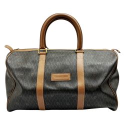 ◆◆ Christian Dior クリスチャンディオール ボストンバッグ オールドヂィオール ブラウン Bランク