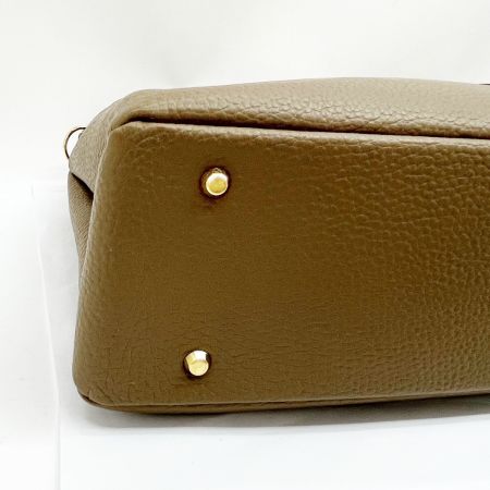  ATAO アタオ ショルダートートバッグ レディース ストラップ付 ブラウン