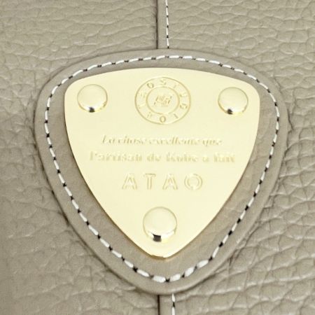  ATAO アタオ ショルダートートバッグ レディース ストラップ付 ブラウン