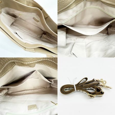  ATAO アタオ ショルダートートバッグ レディース ストラップ付 ブラウン