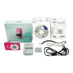 ◆◆ CANON キャノン コンパクトデジタルカメラ ピンク 箱付 PC1356 Bランク