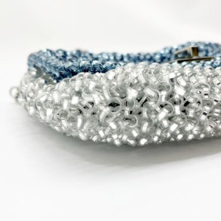  ANTEPRIMA アンテプリマ ミニバッグ ショルダーバッグ PB13SJ5623 スカイブルー グレー バイカラー