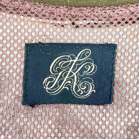  ITALIYA イタリヤ 伊太利屋 フード付ベスト 迷彩 9号 レディース ブラウン