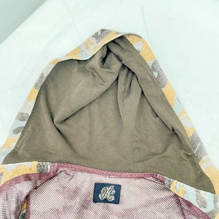  ITALIYA イタリヤ 伊太利屋 フード付ベスト 迷彩 9号 レディース ブラウン