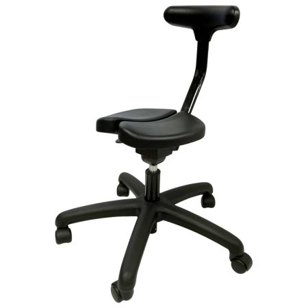  アユール・チェア キャスタータイプ オクトパス チェア 1人掛け 姿勢改善・腰痛対策 ブラック