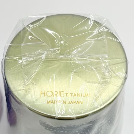  HORIE 華チタン ２重タンブラー 雪花 マゼンタ ブルー 2個セット