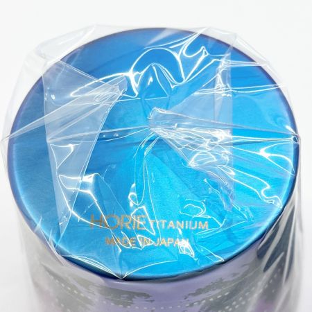  HORIE 華チタン ２重タンブラー 雪花 マゼンタ ブルー 2個セット