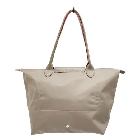  Longchamp ロンシャン トートバッグ 肩掛けカバン レディース L1899619P18 グレー×ブラウン
