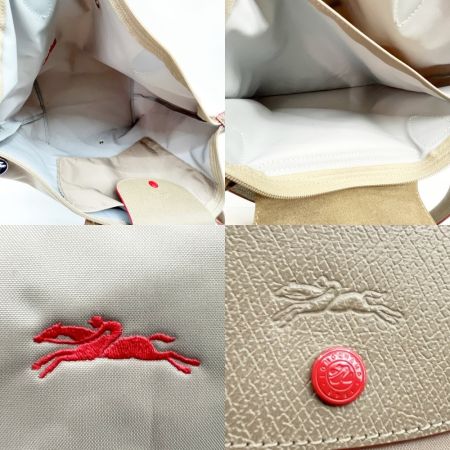  Longchamp ロンシャン トートバッグ 肩掛けカバン レディース L1899619P18 グレー×ブラウン