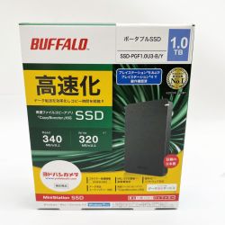◆◆ BUFFALO バッファロー 外付けSSD ポータブル ヨドバシカメラ限定モデル 1.0TB SSD-PGF1.0U3-B/Y Nランク