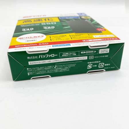  BUFFALO バッファロー 外付けSSD ポータブル ヨドバシカメラ限定モデル 1.0TB SSD-PGF1.0U3-B/Y