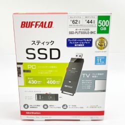 ◆◆ BUFFALO バッファロー ポータブルSSD 外付けスティックタイプ 500GB SSD-PUT500U3-BKC Nランク
