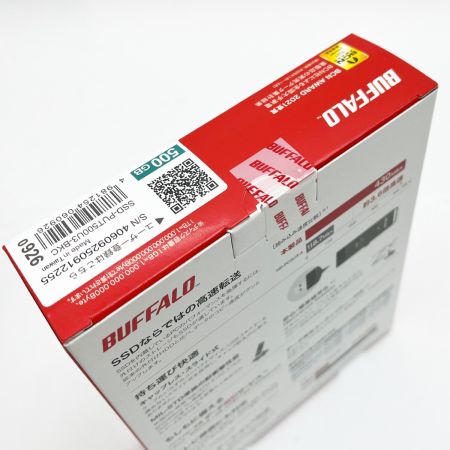  BUFFALO バッファロー ポータブルSSD 外付けスティックタイプ 500GB SSD-PUT500U3-BKC