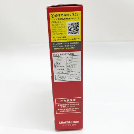  BUFFALO バッファロー ポータブルSSD 外付けスティックタイプ 500GB SSD-PUT500U3-BKC